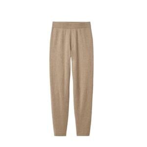 Ven store 100% cashmere beige slim pants M